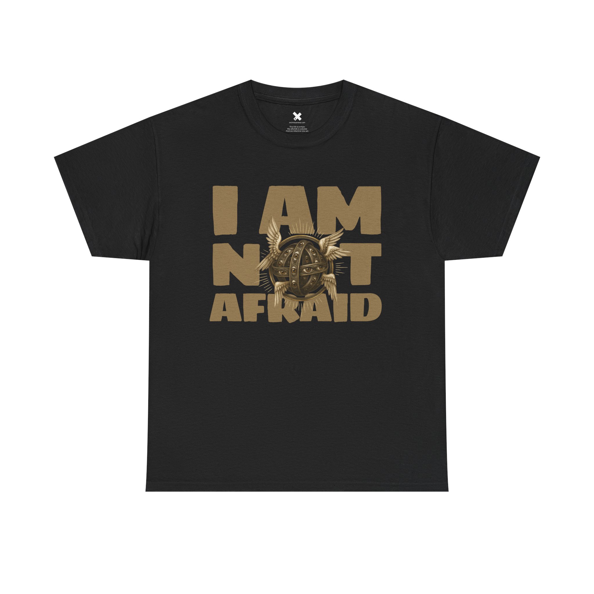 I Am Not Afraid: Biblically Accurate Angel - Unisex Tee - Image 4