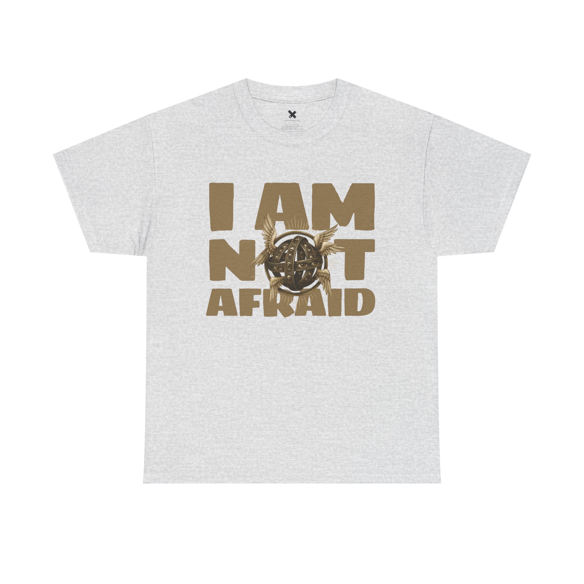 I Am Not Afraid: Biblically Accurate Angel - Unisex Tee - Image 3
