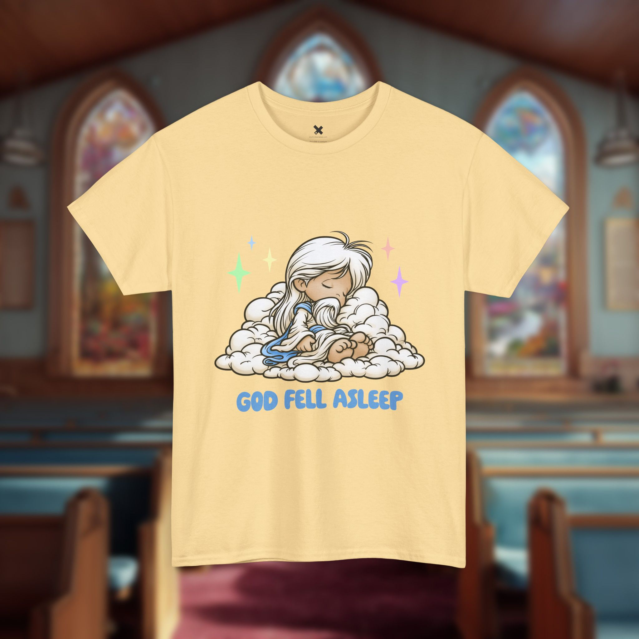 God Fell Asleep — Unisex Tee - Image 17