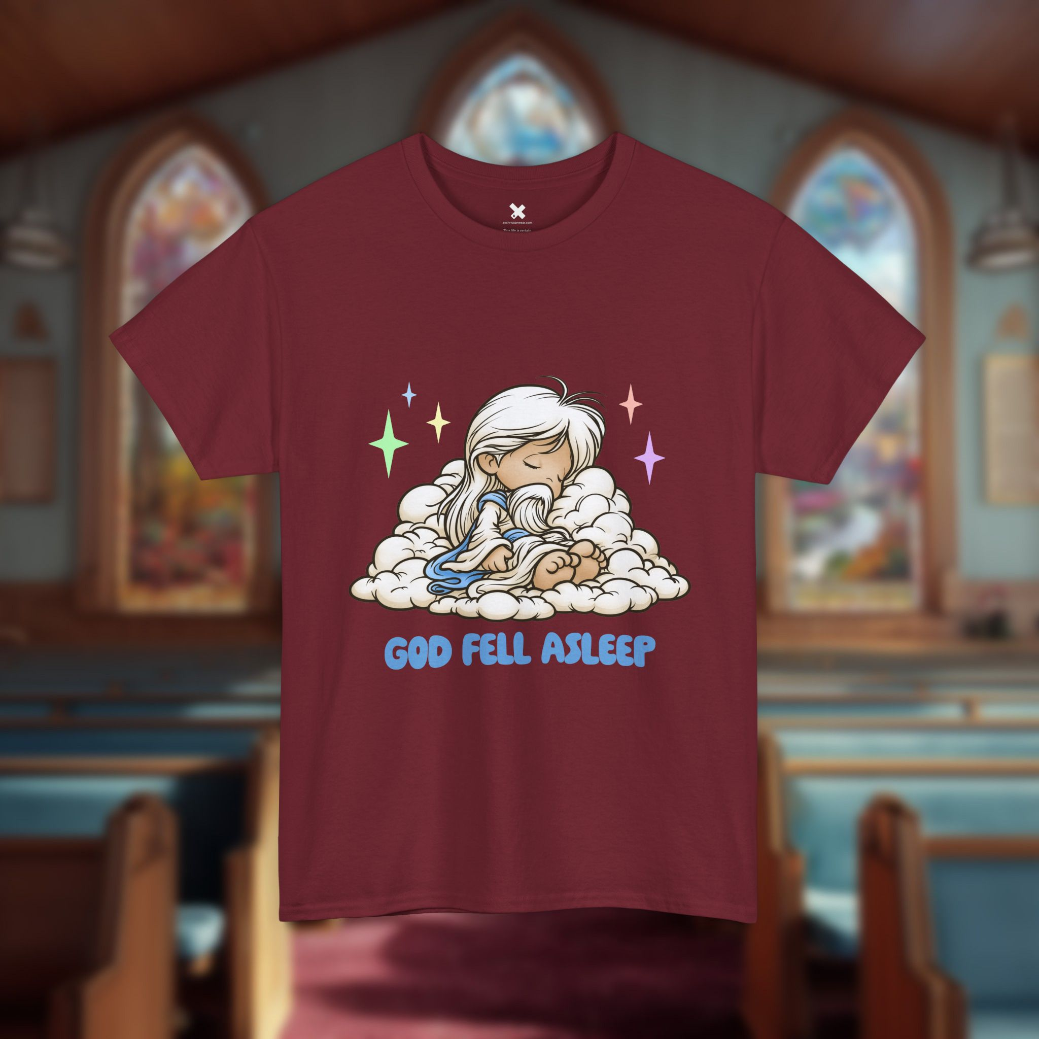 God Fell Asleep — Unisex Tee - Image 37